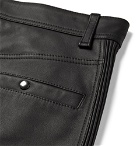Acne Studios - Slim-Fit Leather Biker Trousers - Black