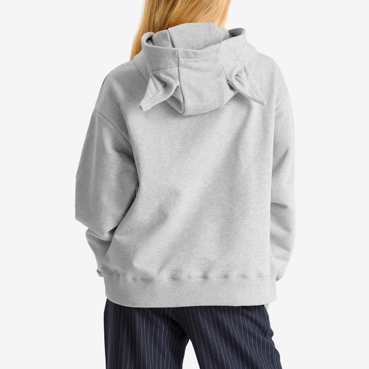 Charles Jeffrey Loverboy Women's Patch Ears Hoody in Grey