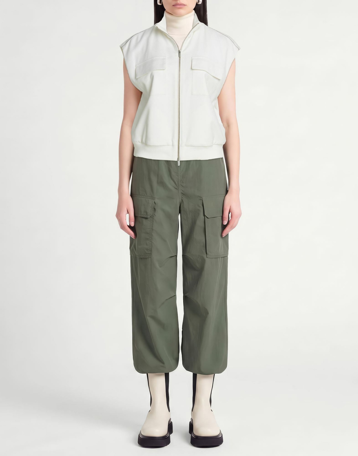 Peserico Womens Vest in White