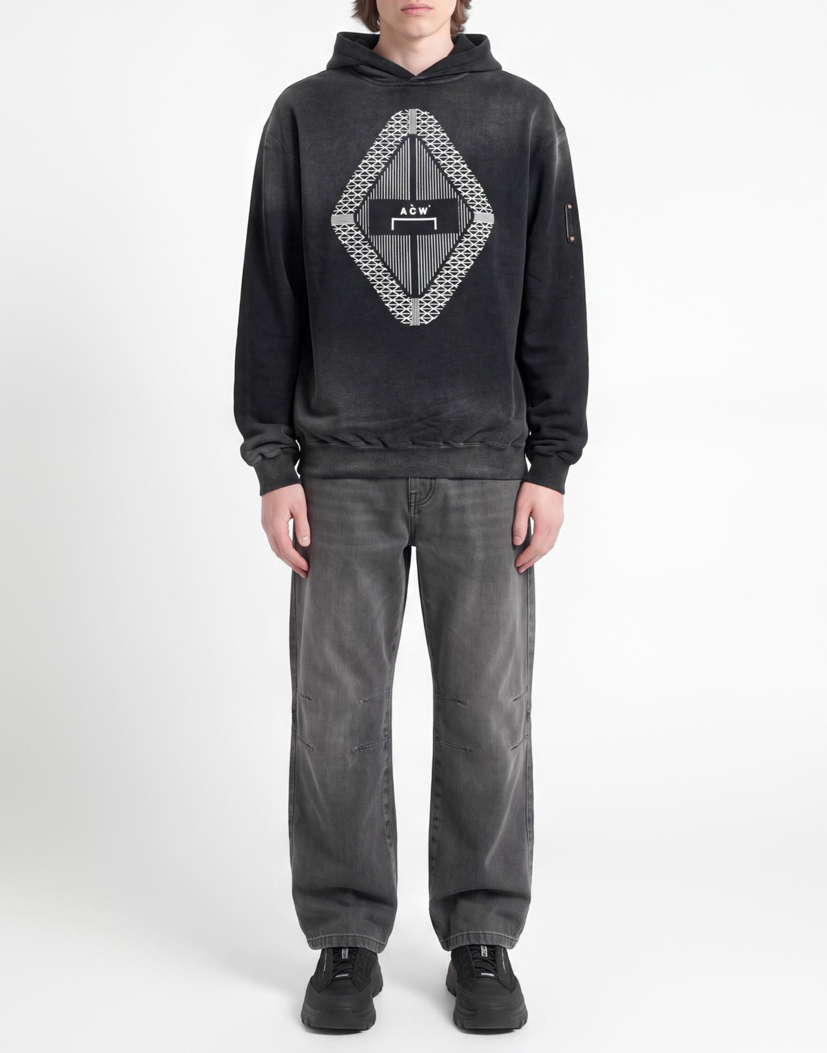 A-cold-wall* Mens Sweatshirt Charcoal