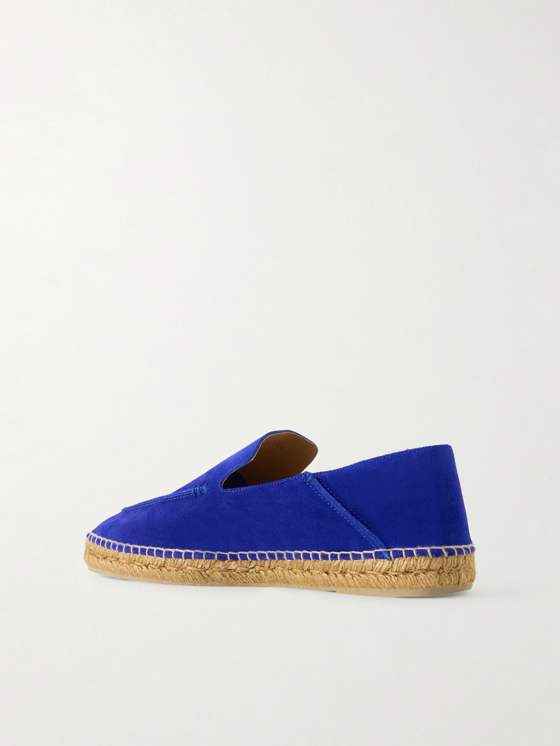 TOM FORD - Finn Collapsible-Heel Suede Espadrilles - Blue