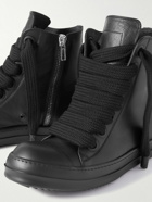 Rick Owens - Leather High-Top Sneakers - Black