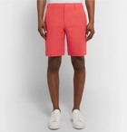 Paul Smith - Slim-Fit Cotton and Linen-Blend Shorts - Men - Orange