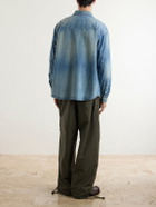 A.PRESSE - Vintage Western Denim Shirt - Blue
