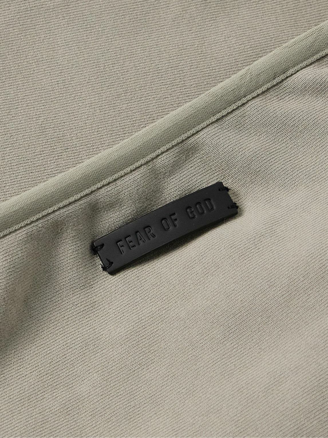 Fear of God - Logo-Appliquéd Cotton-Jersey Hoodie - Brown