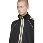 Gucci Black Technical Jersey Oversized Jacket