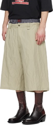 WILLY CHAVARRIA Khaki Toluca Shorts