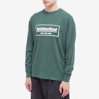 Neighborhood Men's Long Sleeve Sufur Dye T-Shirt in Green