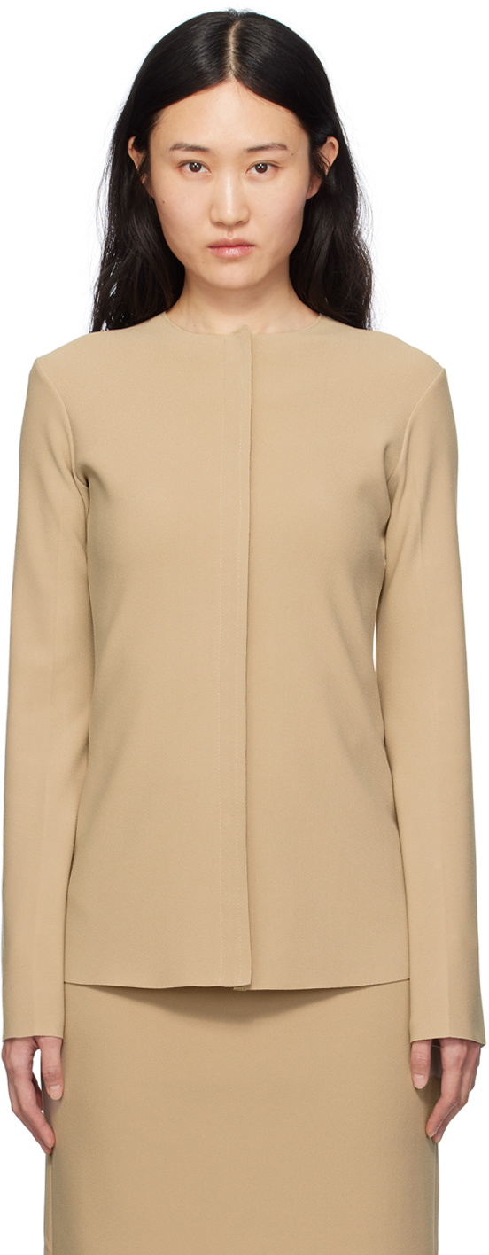 Birrot Taupe Lay2 Blouse