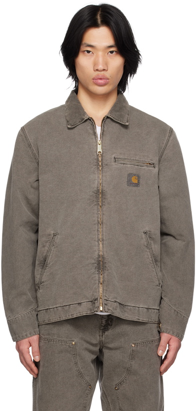 Photo: Carhartt Work In Progress Black Detroit Jacket