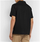 Stüssy - Camp-Collar Printed Woven Shirt - Black