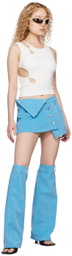 Marshall Columbia White Side Slash Tank Top