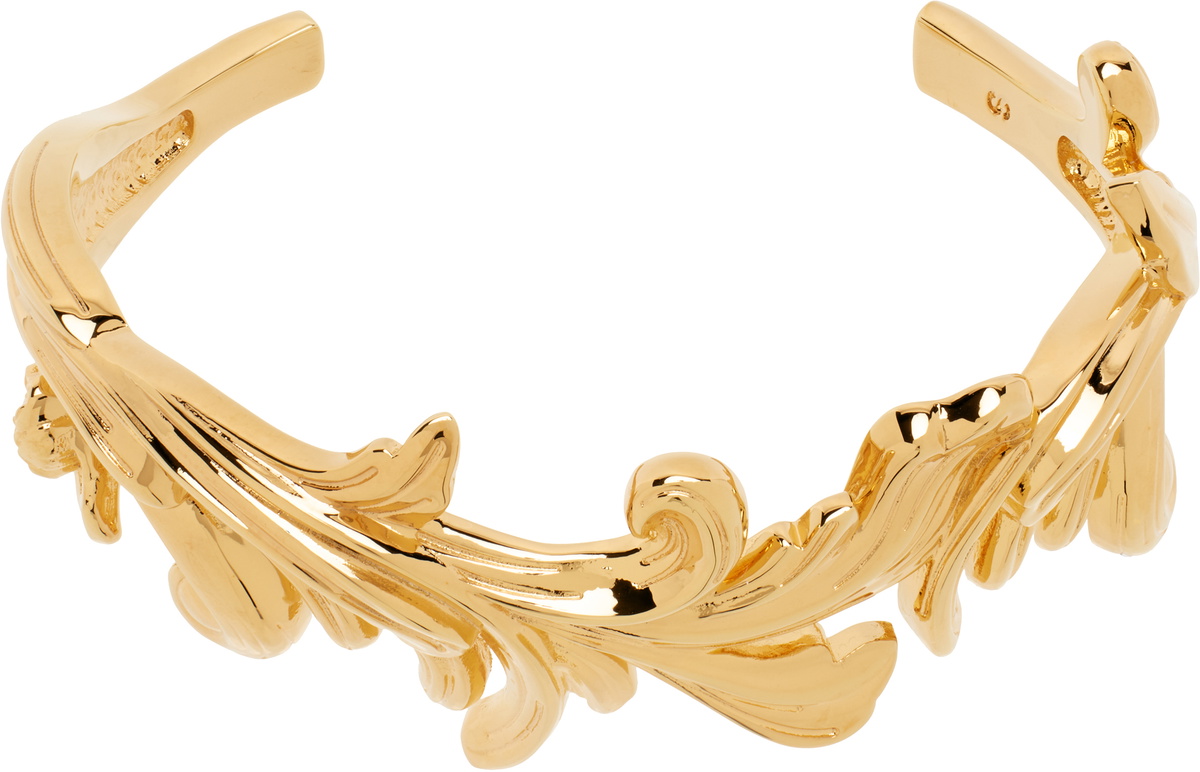 Versace Gold Barocco Leaf Bracelet
