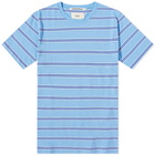 Folk Men's Multi Stripe T-Shirt in Memory Stripe