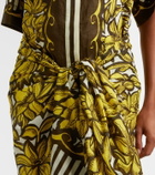 Alémais Mona floral cotton beach cover-up