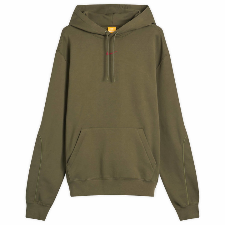 Photo: Nike X Nocta Fleece Hoodie in Khaki/Red