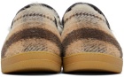 Lanvin Brown Cosy Slippers