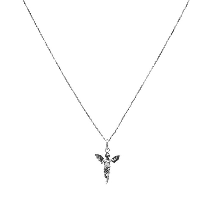 Photo: Saint Laurent Angel Charm Long Pendant Necklace