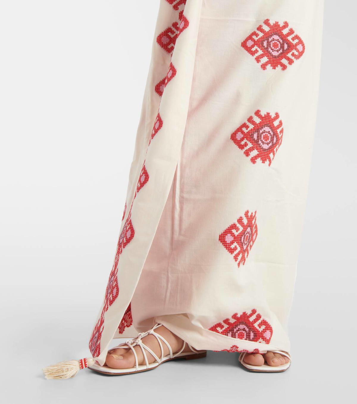 Johanna Ortiz Printed cotton beach cover-up