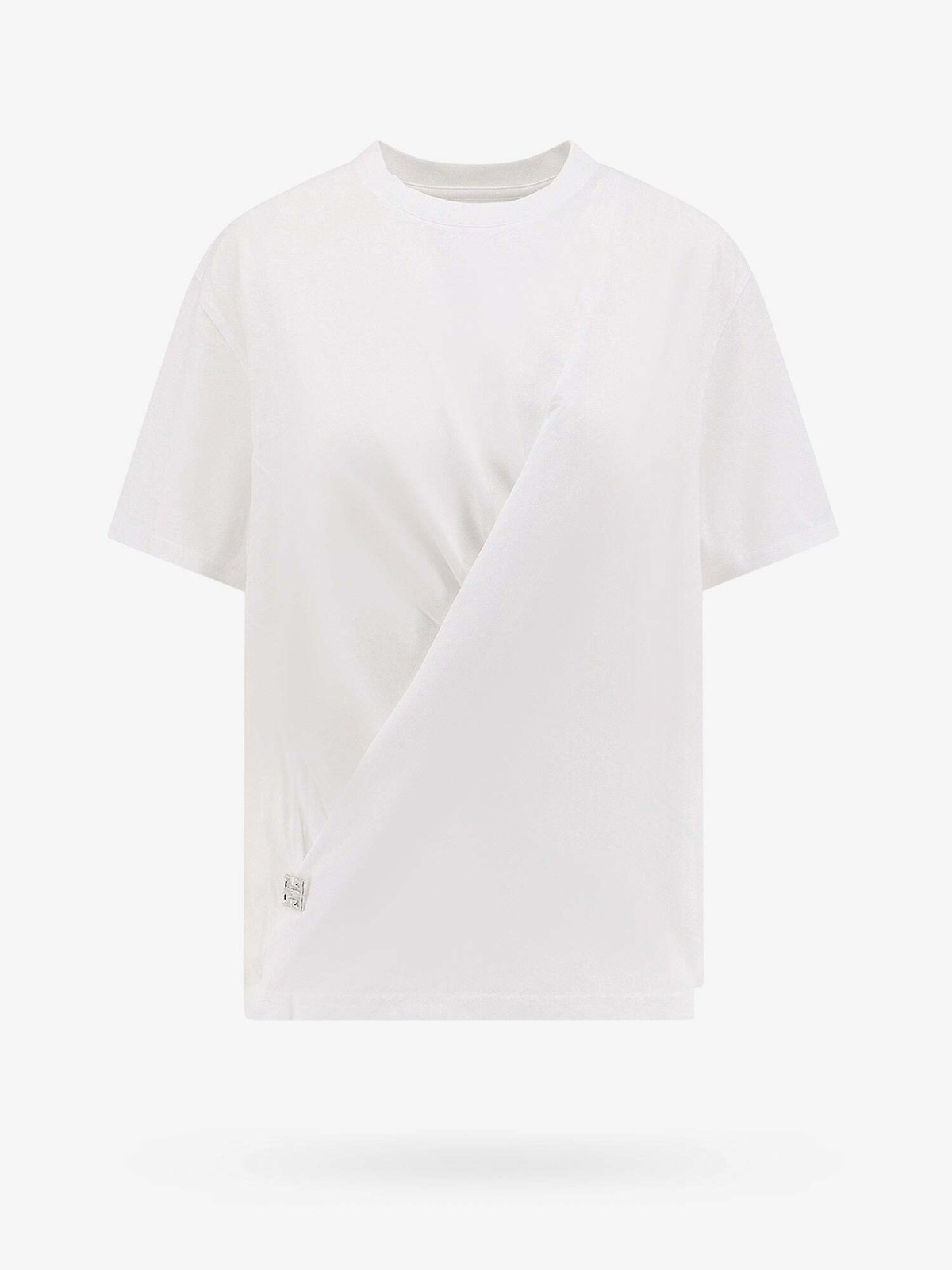 Tシャツ・カットソー GIVENCHY T-SHIRTS WHITE Givenchy - White Givenchy T-Shirt With Varsity Patch