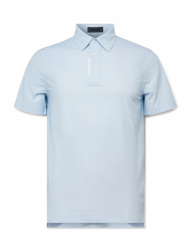 Photo: G/FORE - Stretch-Jacquard Golf Polo Shirt - Blue