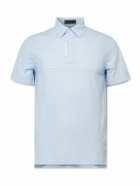 G/FORE - Stretch-Jacquard Golf Polo Shirt - Blue