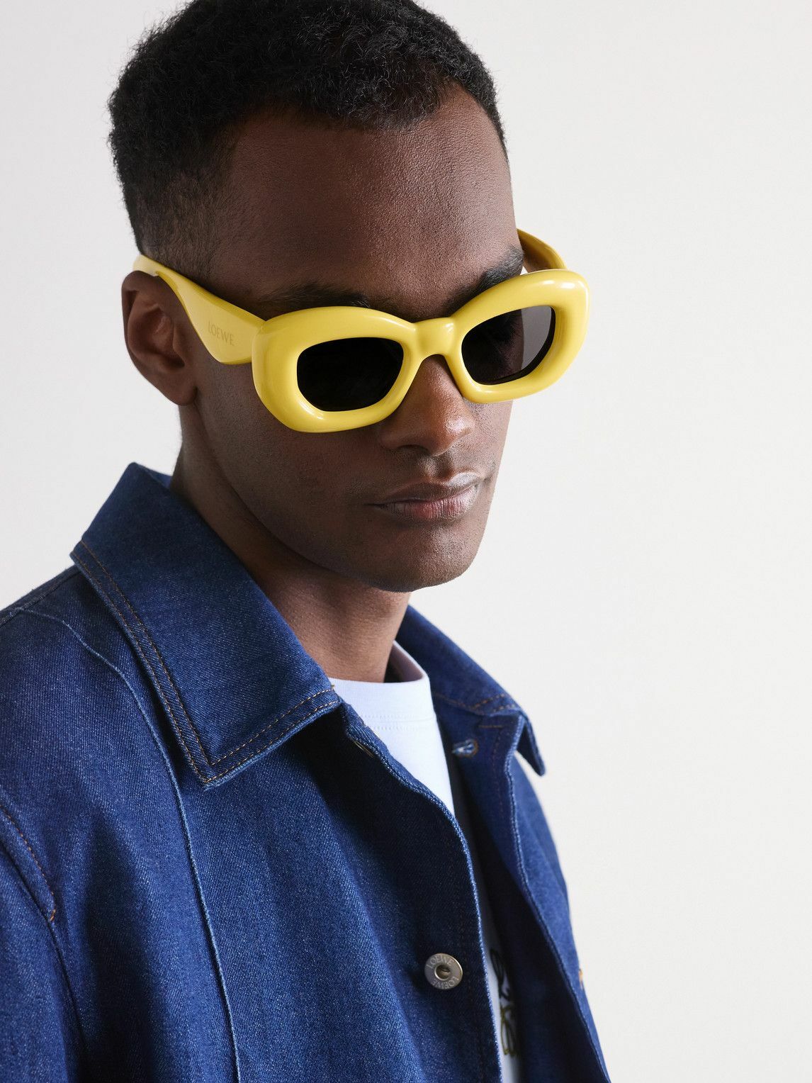 LOEWE - Inflated Square-Frame Acetate Sunglasses Loewe