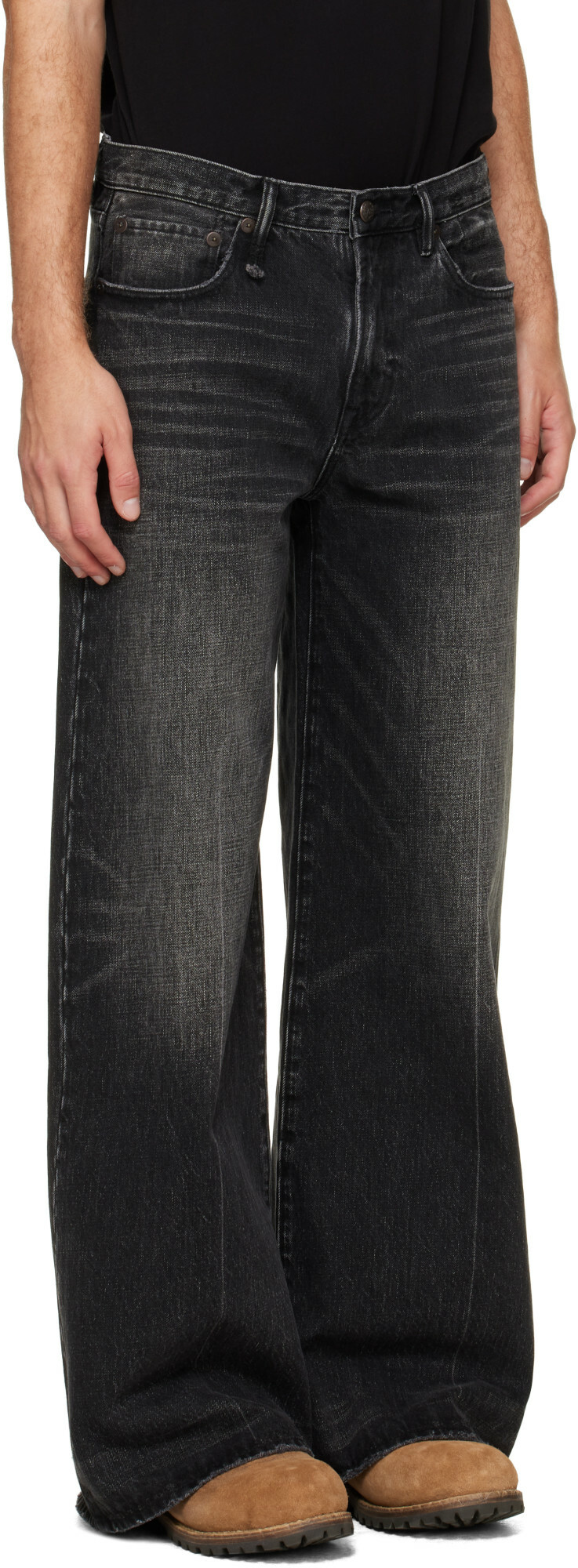 R13 Black D'Arcy Flare Jeans