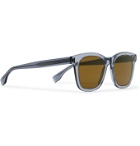 Fendi - D-Frame Acetate Sunglasses - Gray