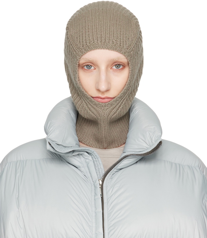 Photo: Rick Owens Gray Porterville Sphinx Skull Balaclava