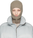 Rick Owens Gray Porterville Sphinx Skull Balaclava