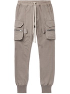 RICK OWENS - Mastodon Slim-Fit Tapered Organic Cotton-Jersey Sweatpants - Green