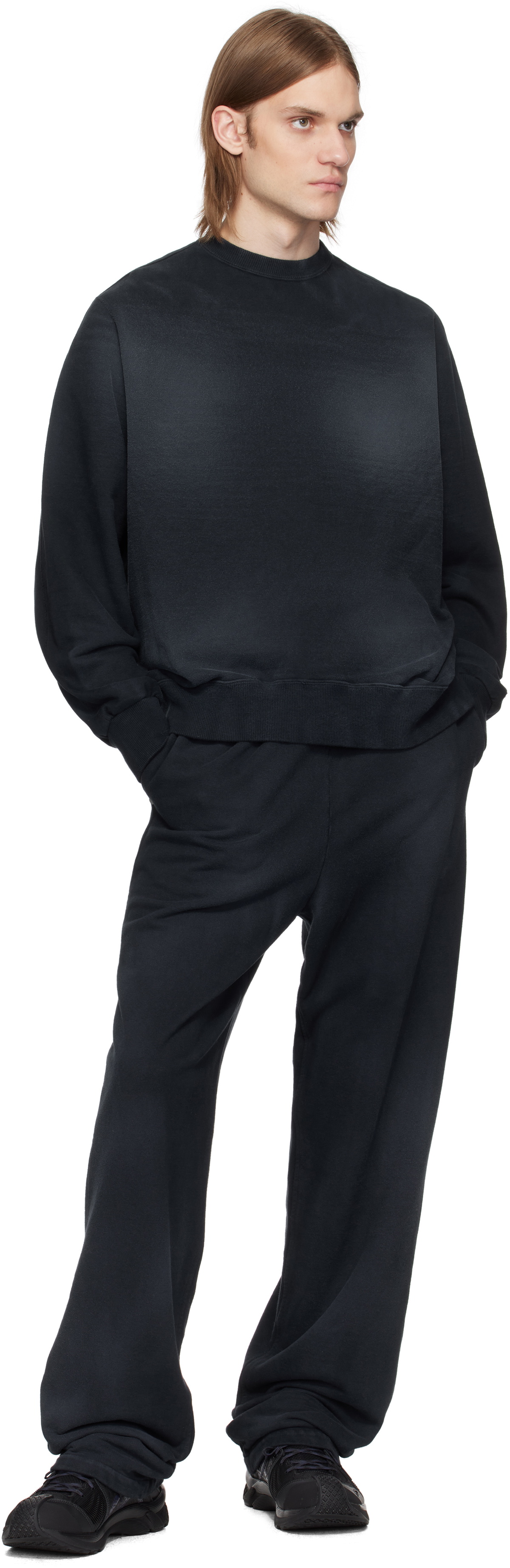 Omar Afridi Navy Riveted Lounge Pants