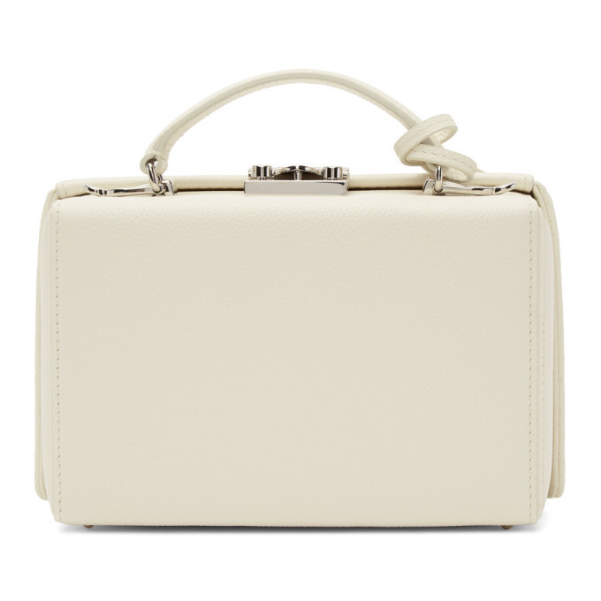 Mark Cross White Small Grace Box Bag