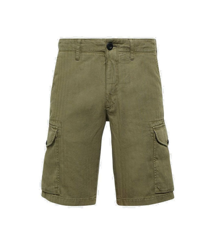 Photo: Incotex Cotton and linen cargo shorts