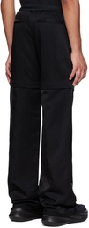 1017 ALYX 9SM Black Zip-Off Trousers