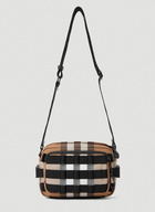 Burberry - Check Shoulder Bag in Brown