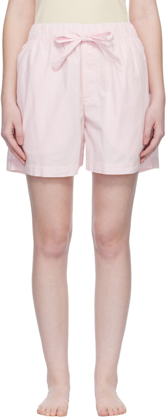 Photo: Tekla Pink Poplin Pyjama Shorts