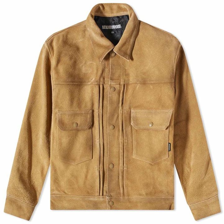 Photo: Neighborhood Men's Suede Type-2 Jacket in Beige