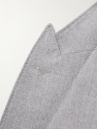 Brunello Cucinelli - Double-Breasted Wool Blazer - Gray