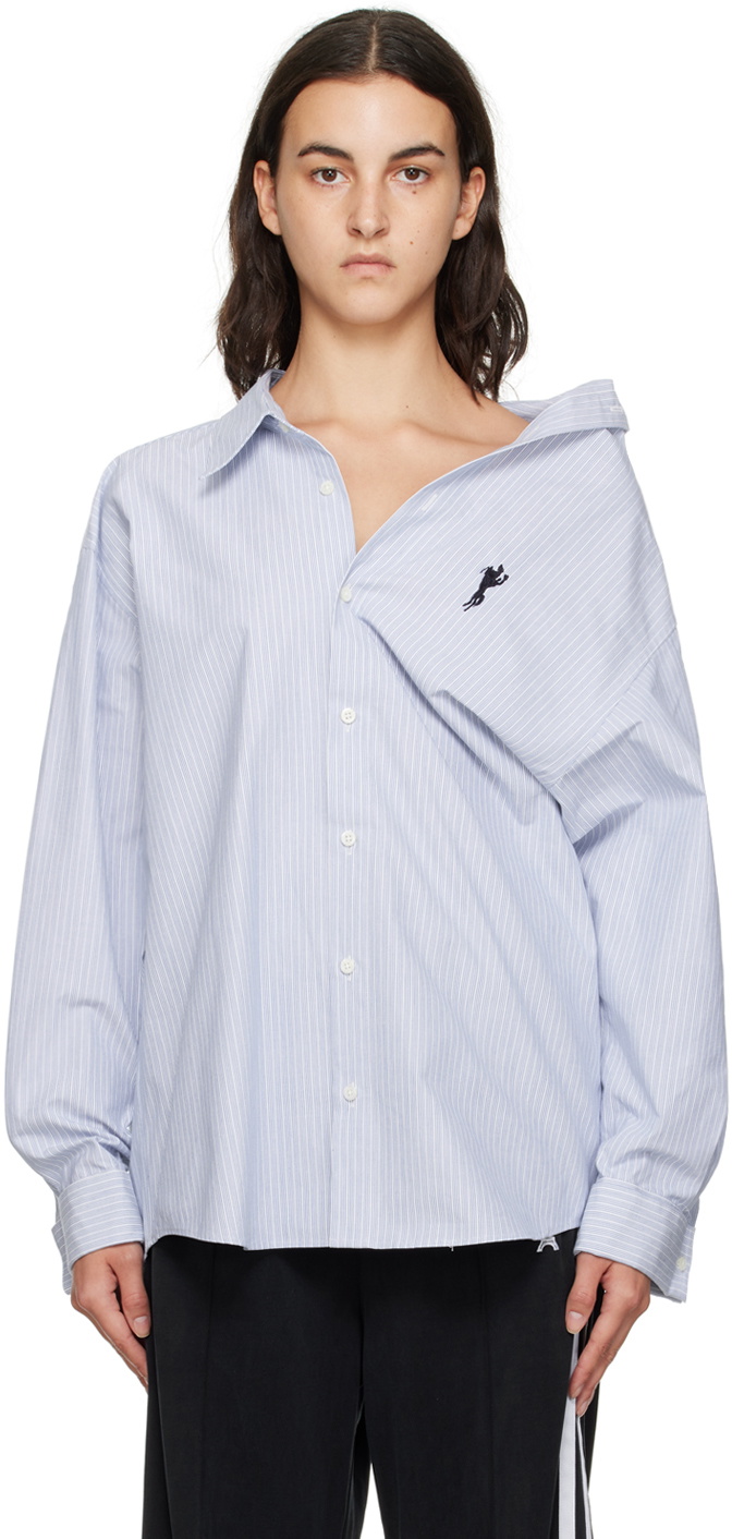 Doublet Blue Half Loose Shirt Doublet