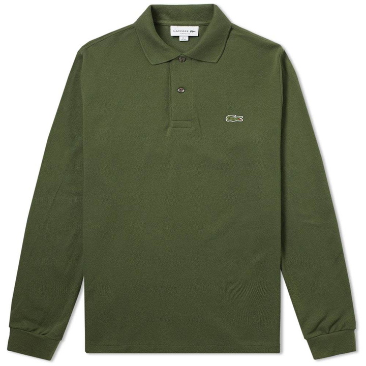 Photo: Lacoste Long Sleeve Polo Green