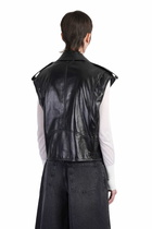 Salvatore Santoro Biker Jacket In Black Leather