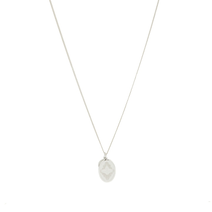 Photo: Miansai Men's Mini Dove Pendant Necklace in Silver 