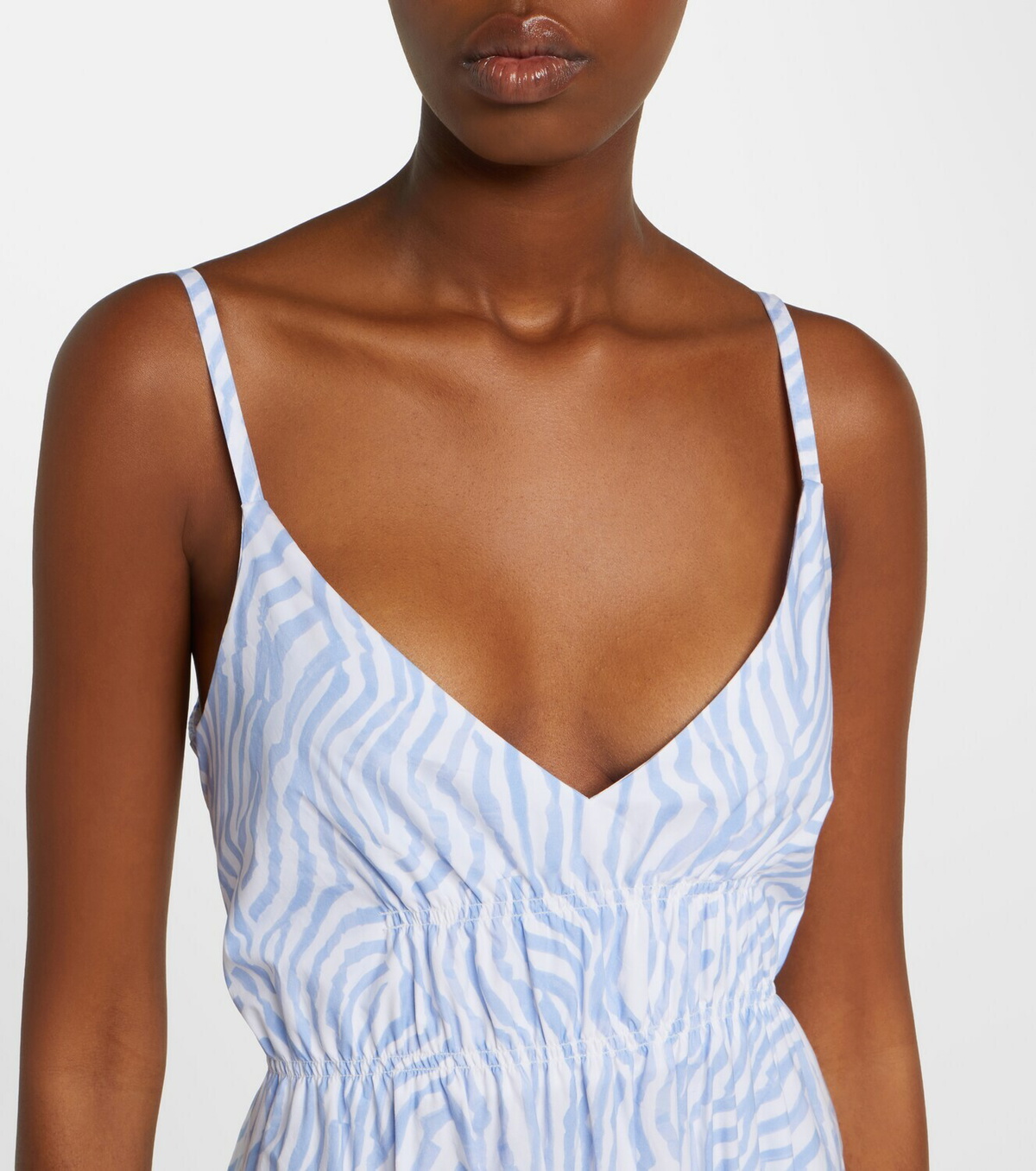 Proenza Schouler White Label Michelyn printed cotton-blend maxi dress