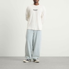 Dickies Men's Long Sleeve Waffle T-Shirt in Egret
