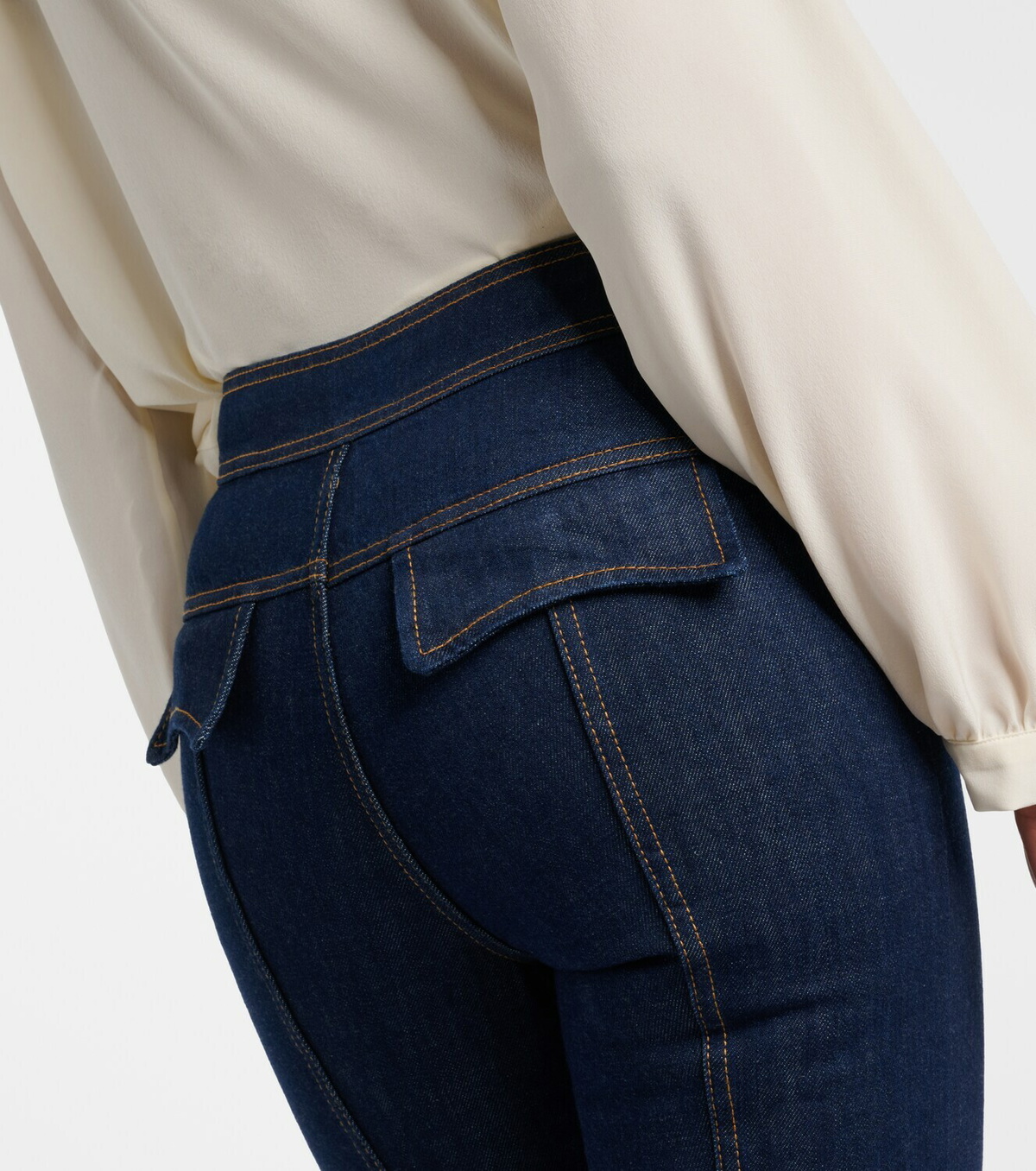 Zimmermann Luna belted flared jeans