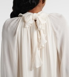 Poupette St Barth Dina ruffled chiffon minidress