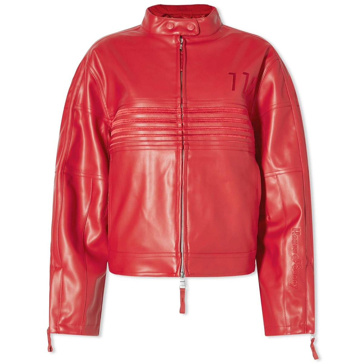 Photo: House Of Sunny Women's Racing Jacket in Fire Red