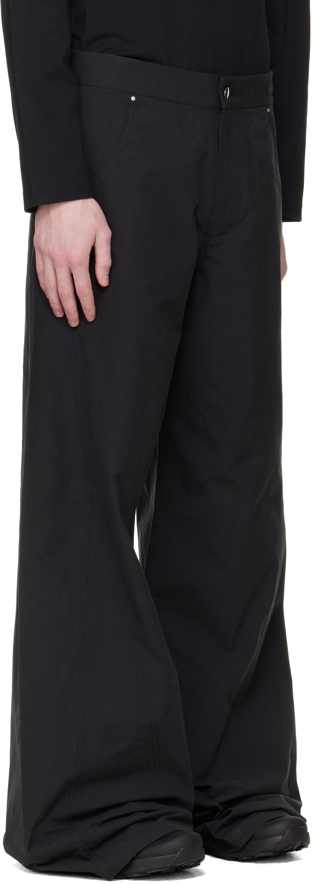 HELIOT EMIL Black Sella Trousers